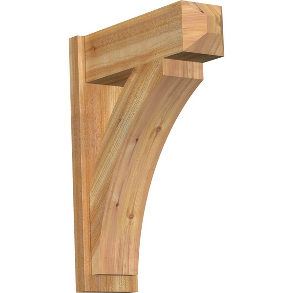 Ekena Millwork Thorton Rough Sawn Craftsman Outlooker, Western Red Cedar, 8"W x 24"D x 32"H OUT08X24X32THR04RWR - main
